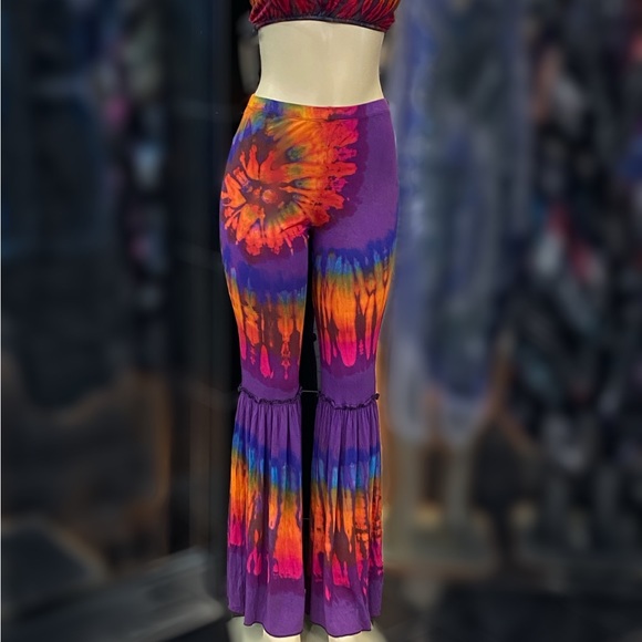 📦 MOVING SALE Tie-Dye Festival Bell Pants - Picture 4 of 8